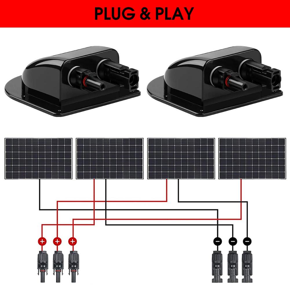 RV Solar Connection Box Safety Solar 12 X 9.5 X 4cm