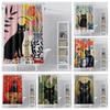 Home Shower Curtains for Bathroom Waterproof Fabric Modern Nordic Style Bathroom Curtains Shower Curtain