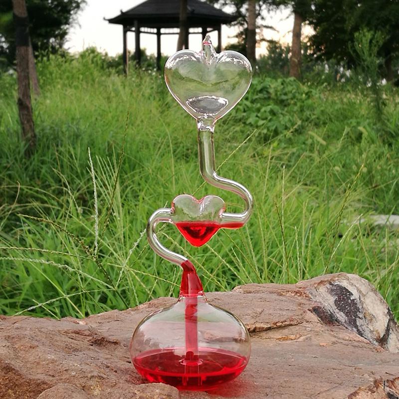Children Educational Toys Science Energy Museum Toy Love Meter Hand Boiler Thermometer Spiral Glass