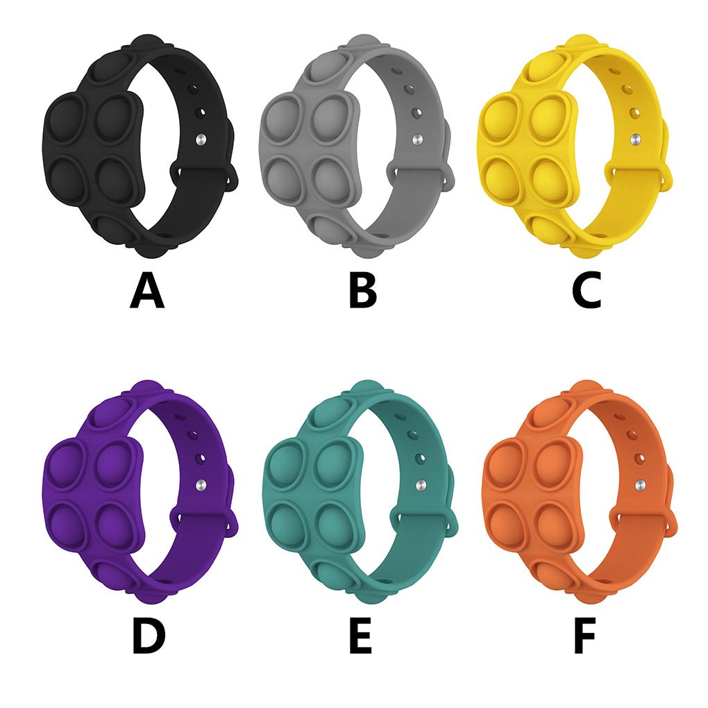 Bubble Bracelet Adjustable Push Wristband Silicone Stress Bubble Bracelet Relief Bracelet