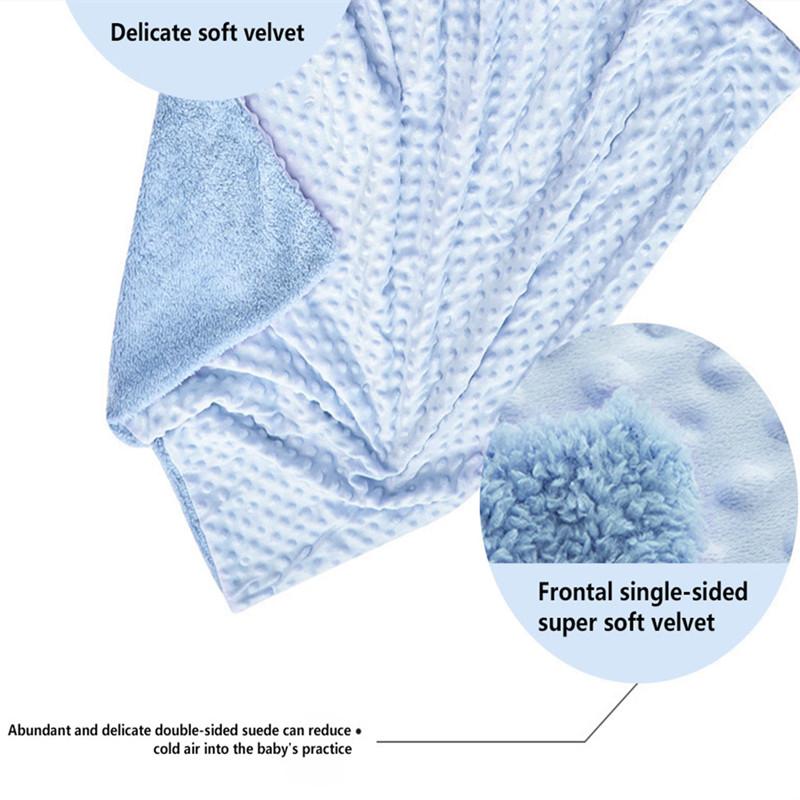 Baby Blanket Knitted Newborn Swaddle Wrap Blankets Toddler Infant Bedding Stroller Blanket