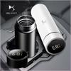 500ml Stainless Steel Car Emblem Intelligent Temperature Cup Coffee Cup for Citroen DS C1 C2 C3 C4 C5 C6 C8 C4L DS3 DS4 DS5 DS5LS