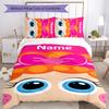3pcs Custom Name Distroller Bedding Set Duvet Cover Closure Includes 1 Duvet Cover & 2 Pillowcases for All Seasons Bedroom Decor