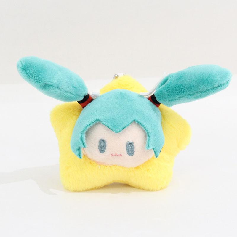 

Plush Miku Hatsune Pendant Cartoon Fill Doll Bag Decoration Gift Collection зелений
