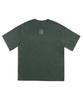Peullukeu Out-Pocket Slam Logo Patch Pigment Short Sleeve T-Shirt Blue Green Fst734