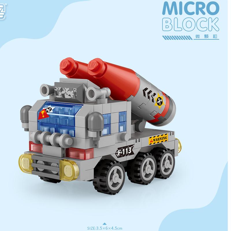 Kampfflugzeug Flugzeug Raumschiff Luftschiff Mini-Panzer Rakete Panzerfahrzeug Modell Bausteinsets Steine Spielzeug Stadt