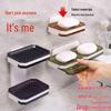 Luxury Double-Layer Soap Dish with Drainage