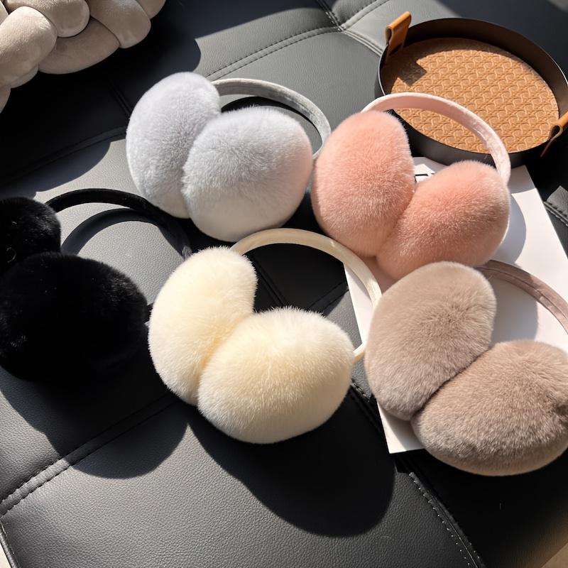 Outdoor warm plush earmuffs/Ideal Christmas gifts/Cycling earmuffs/Anti freezing ear caps/Winter ear protectors/Folding earmuffs