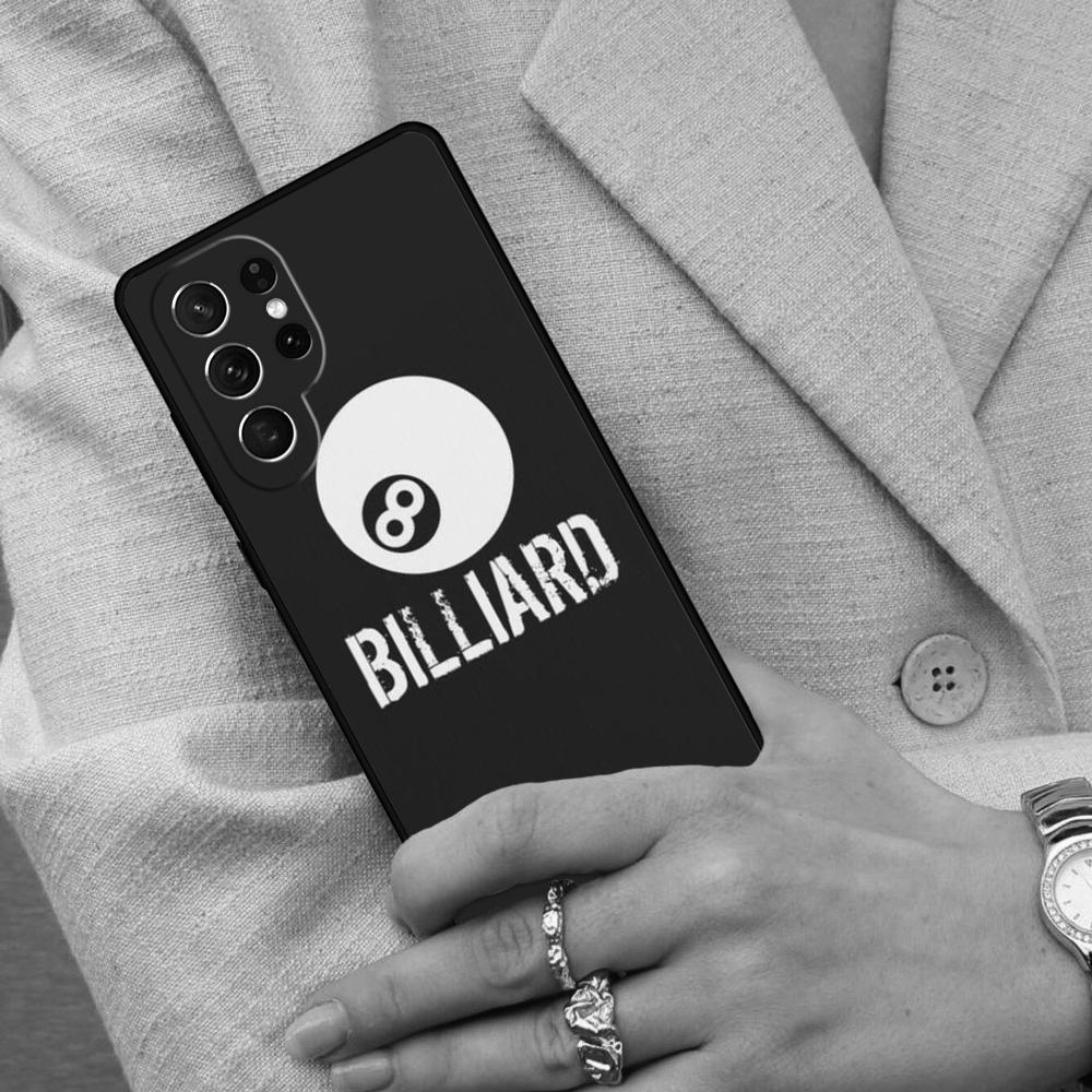 Billiards Eight Ball Cell Phone Case for Samsung Galaxy S26 Ultra S25 S24 S23 S22 S21 S20 Note10 Cover