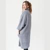 Damen Herbst/Winter Langer Strickcardigan - Einfarbig, Locker geschnittener Pullovermantel