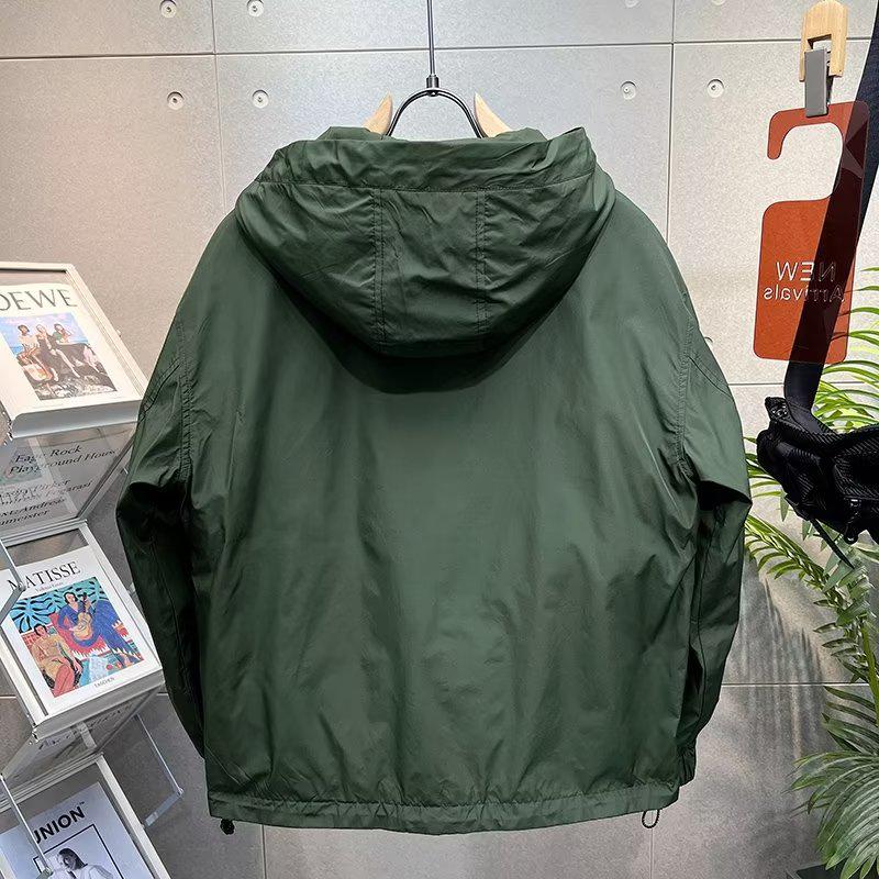 Men's Versatile Spring Hooded Workwear Jacket