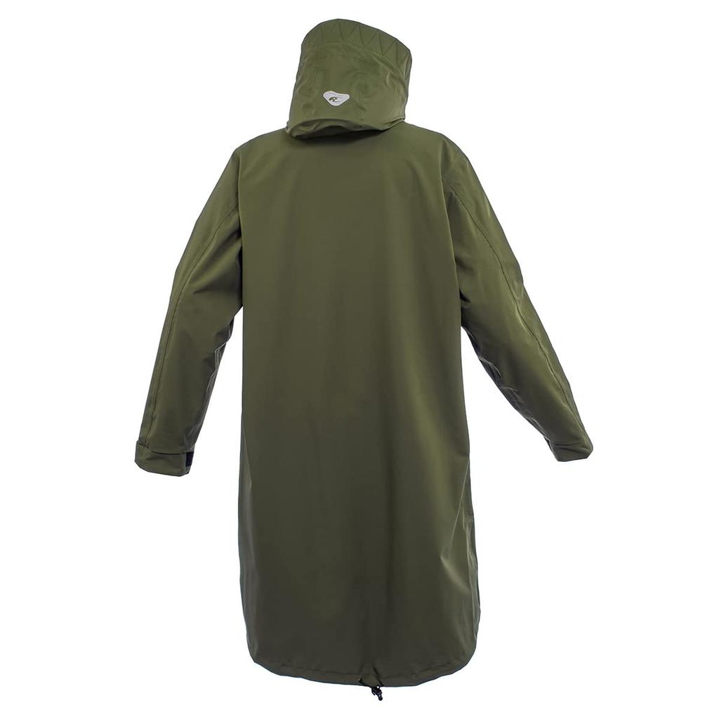 KOMINE Brestar Mod Regenmantel für Größe L RK-551 3-lagig Motorräder, Herren, Olivgrün,