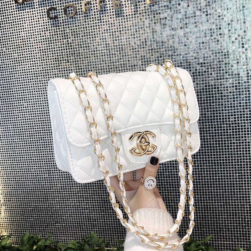 bag women's new trendy rhombus chain bag shoulder oblique span bag women's bag versatile small square bag