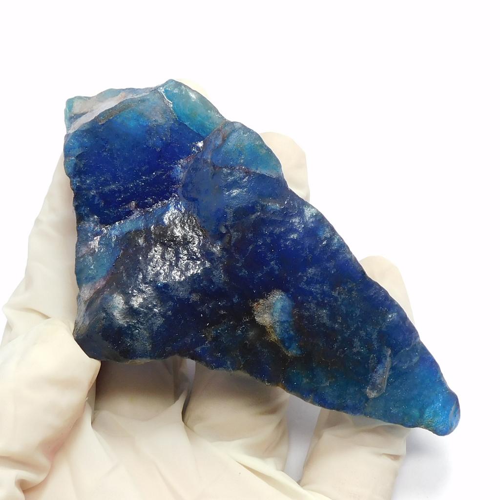 Dyed Uncut Rough 398.95 Carat Natural Aquamarine Blue Loose Gemstone
