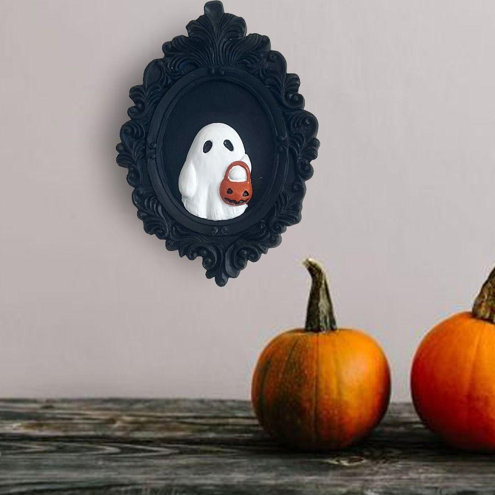 Resin Halloween Gothic Statue Halloween Themed Halloween Wall Decoration  Gothic Decor