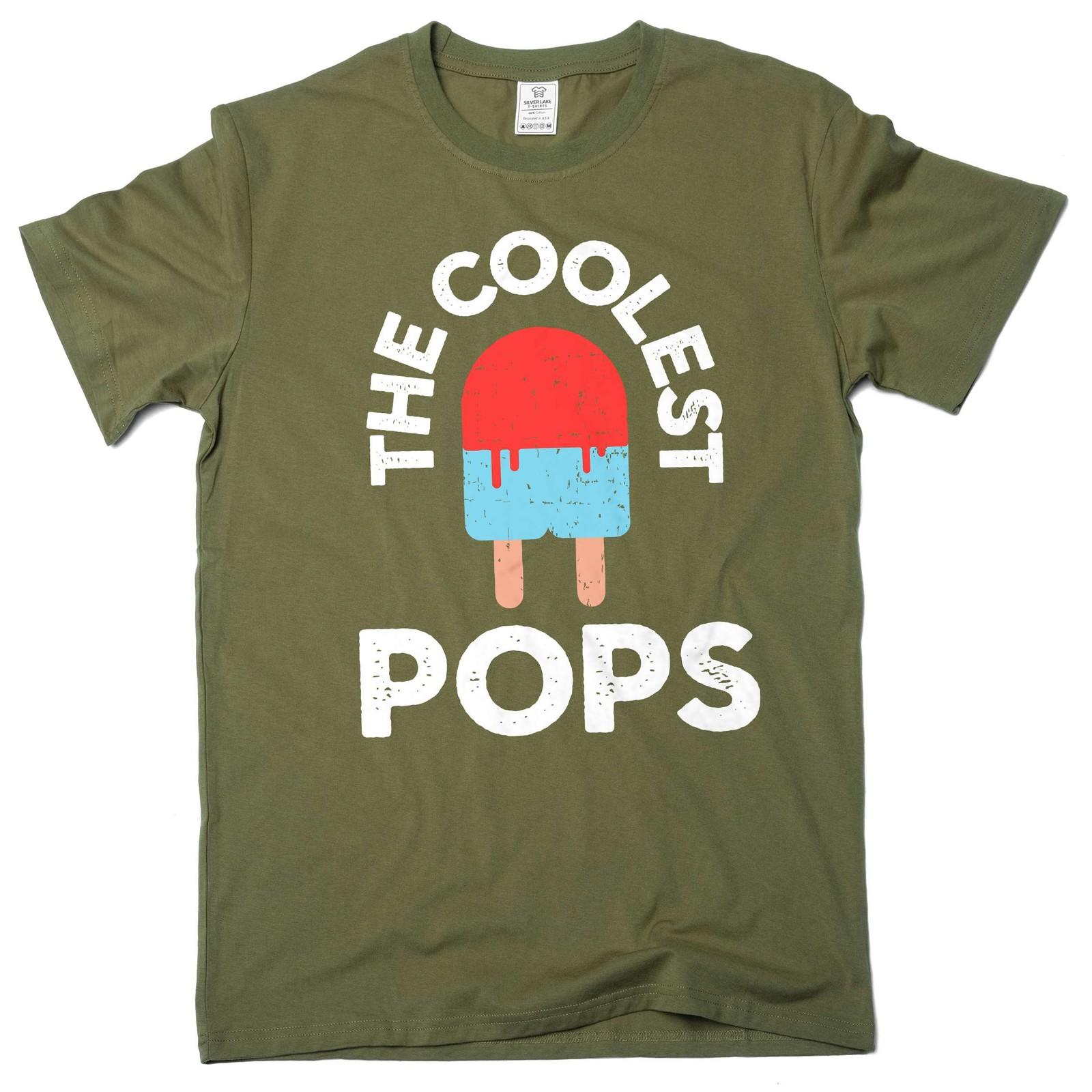 Men s Coolest Pops T-shirt, Grandpa Funny gifts, Papa Father s day grandpa Tee S