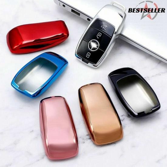 &+TPU Car Remote Smart Key Case Covers for Mercedes-Benz A B C E S G-Class