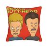 Warm Living Room Beavis and Butthead Decoration Pillowcase Stuff  Pillow Cover Zipper Multi-Size