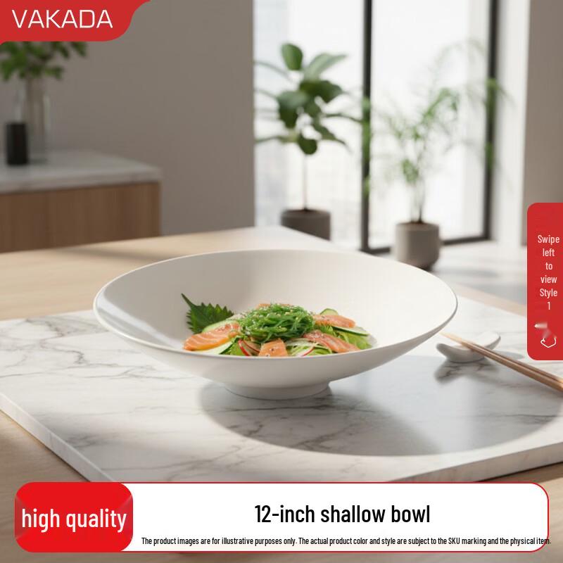 VAKADA Ceramic Serving Bowl