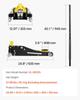 Low Profile Floor Jack, 2.5 Ton Capacity, Aluminum & Steel Racing Floor Jack with Dual Pistons Quick Lift Pump, Hydraulic Trolley Car Lift for Sedans