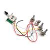 500K 5-Way Toggle Switch for Stratocaster Guitar Electric Guitar Wiring Harness Kit Replacement with 1 Volume 2 Tone 1 Jack