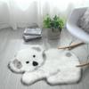 New Faux Fur Rug Long-haired Panda Koala Animal-shaped Carpet Mats Living Room Bedroom Children's Room Cute Rug