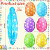 16 Inch Easter Inflatable Egg Balloon Outdoor Decoration Yard Blow Up Decor for Holiday Home Party Celebration and Festive Event