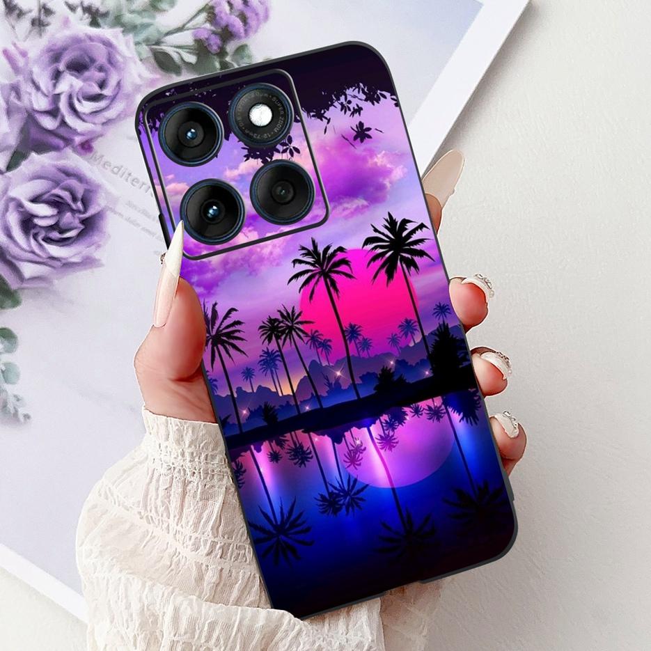 Etui do Motorola Edge 60 Pro Luksusowe Pokrowiec Malowany Motylem Miękki Pokrowiec TPU na Telefon Dla Motorola Edge 60 Fusion Egde60 Pro 60S Torby