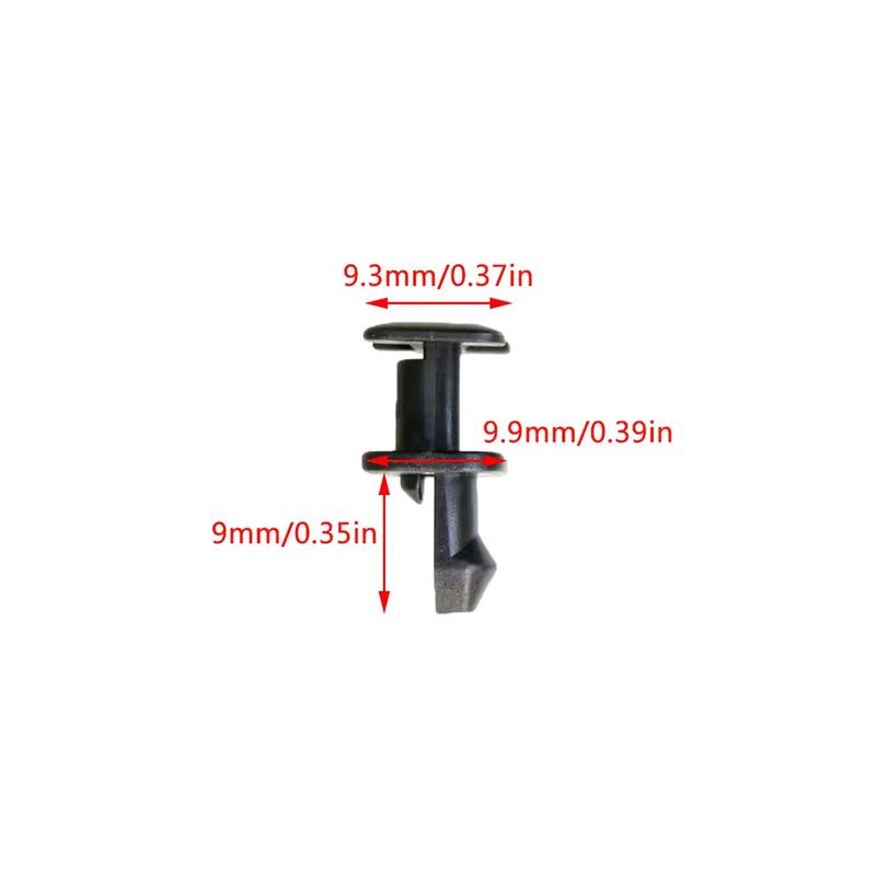 10pcs Car Front Air Intake Retainer Clips Car Windscreen Cowl Trim Fasteners Screw Car Accessories for BMW 5 7 Series E32 E34 Z1