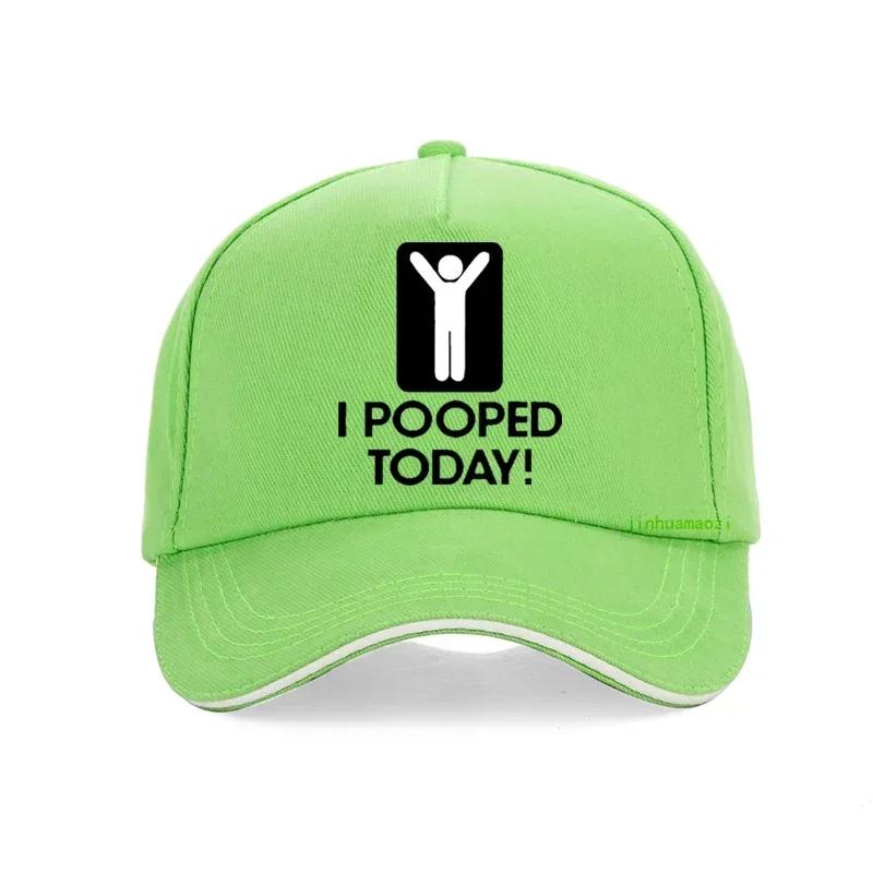 Funny I Pooped Today baseball cap Harajuku Hip Hop caps summer Casual Unisex golf hats