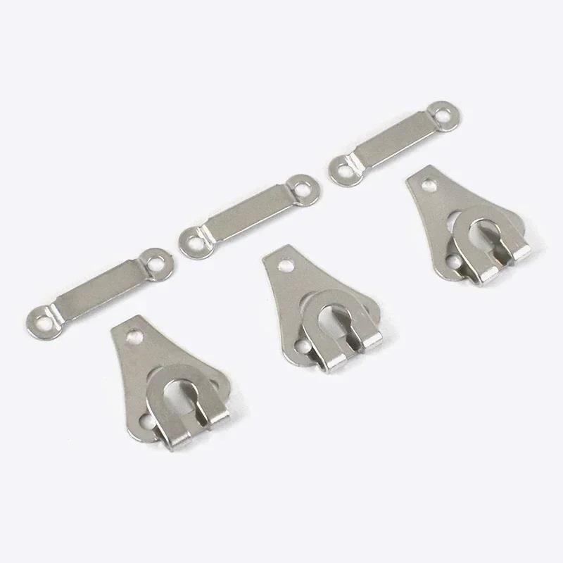 20-100Sets Metal Garment Hook Pant Trousers Button Suit Coat Adjuster Buckle Women Skirt Invisible Clasp DIY Sewing Accessorie