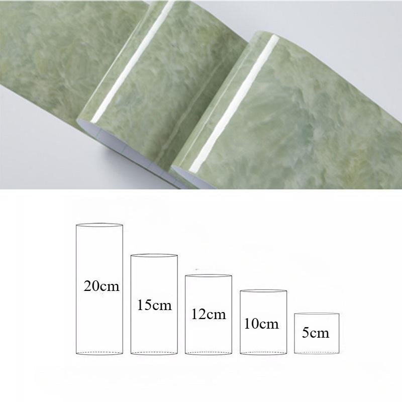 

10meter Long Waterproof Self-adhesive PVC Baseboard Sticker Wood Grain Marble Wall Border Stickers Vinyl Decals Home Decor Width-5cm