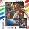 Beauty and the Beast Digital Oil Painting Diy Coloring Handpainted Handpainted Filling Home Decoration Gift, Relaxing Art