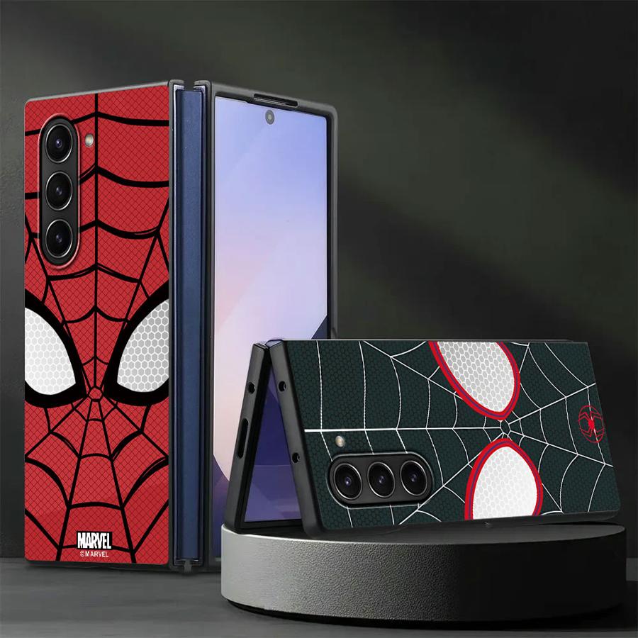 Coque Logo Marvel Spider Man Venom pour Samsung Galaxy ZFold5 ZFold3 ZFold6 Z Fold 7 6 5 4 3 ZFold4 ZFold7 Coque Arrière de Téléphone