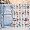 Dekorace odpočítávání do svátku Heritage Akrylový adventní kalendář, Dekorativní závěsná ozdoba, Odolný lehký zahradní blind box pro domácí ložnici a