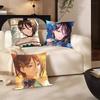 Yashio Rui Anime BanG D-Dream Pillow Case Fashion Square Pillowcase Bedroom Sofa Room Ins Decoration Leisure