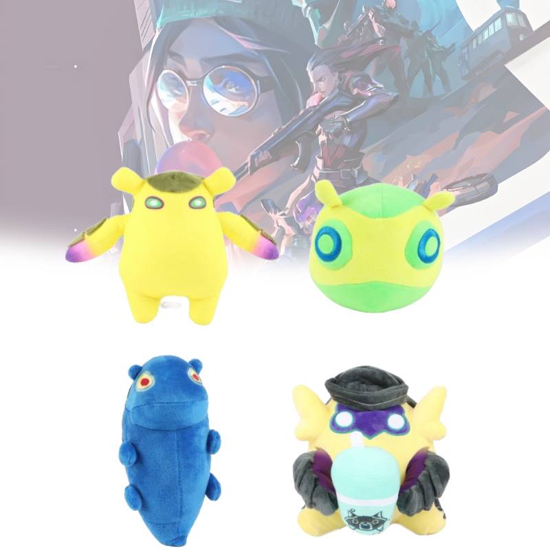 Plush Valorant Toy Cute Cartoon Children Birthday Holiday Gift Doll Throw Pillow