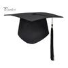 Graduation Cap with Tassel Bachelors Hat with Adjustable Size Elastic Band Graduation Dress Accessory Master Degree Graduation Ceremony Hat