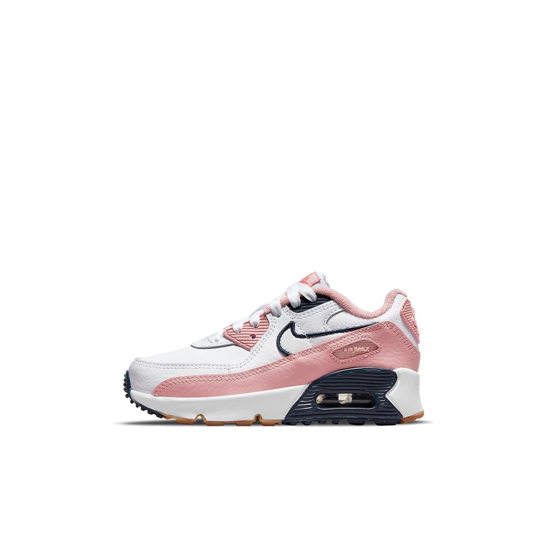 

детские кроссовки (BP) Nike Air Max 90 SE Running Shoes White/Blue/Pink DB0489-100