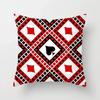Luxury Home Decoration Pillowcase Props Hearts Square Black Heart Poker Pattern Office Sofa Car Cushion Cover