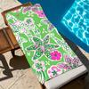Towel Microfiber beach towel, quick-dry, sand-free, ultra-fine fiber, super soft. L-Lilly Pulitzers