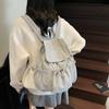 Schoolbag Mori Solid Color Backpack Women's New Niche Design Lightweight Nylon Travel Schoolbag Drawstring Outdoor Leisure Backpack