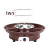 Electric Hot Chocolate & Cheese Fondue DIY Set with Qiaolezi Crispy Cheese Melting Pot