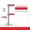 Stainless Steel Double-Layer Retractable Queue Barrier