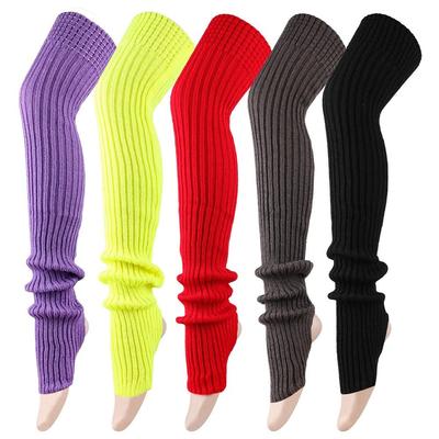 Solid Color Women Leggings Extra Long High Boot Stockings New Female Long Socks  Women