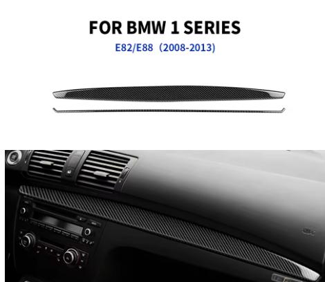 Sticker For BMW 1 Series E82 E88 2008-2013 Accessories Carbon Fiber Car Automatic Special Interior Trim Cover Sticker Styling