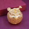Gold-Plated Ruyi Persimmon Hollow Design Everything Goes Well Wealth and Safety Decoration Desktop Ornament Metal Craft