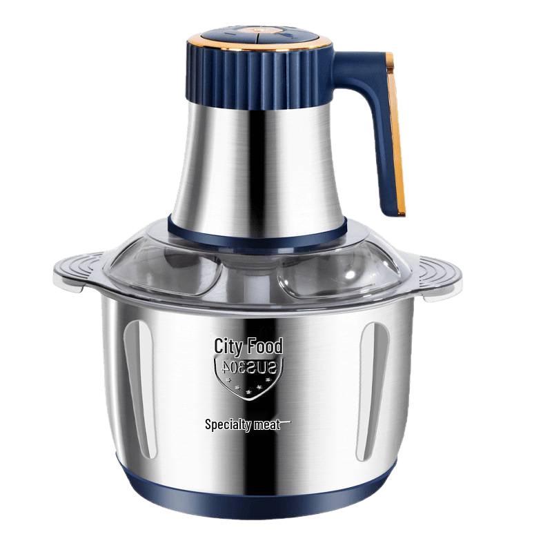 Household Stainless Steel Multi-Functional Meat Grinder & Food Processor with High Power