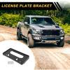 License Plate Bracket for Ford F-150 2009-2014 Front Bumper License Plate Frame Bracket Holder Mounting Accessories Plastic W/Screws Black 1 Set