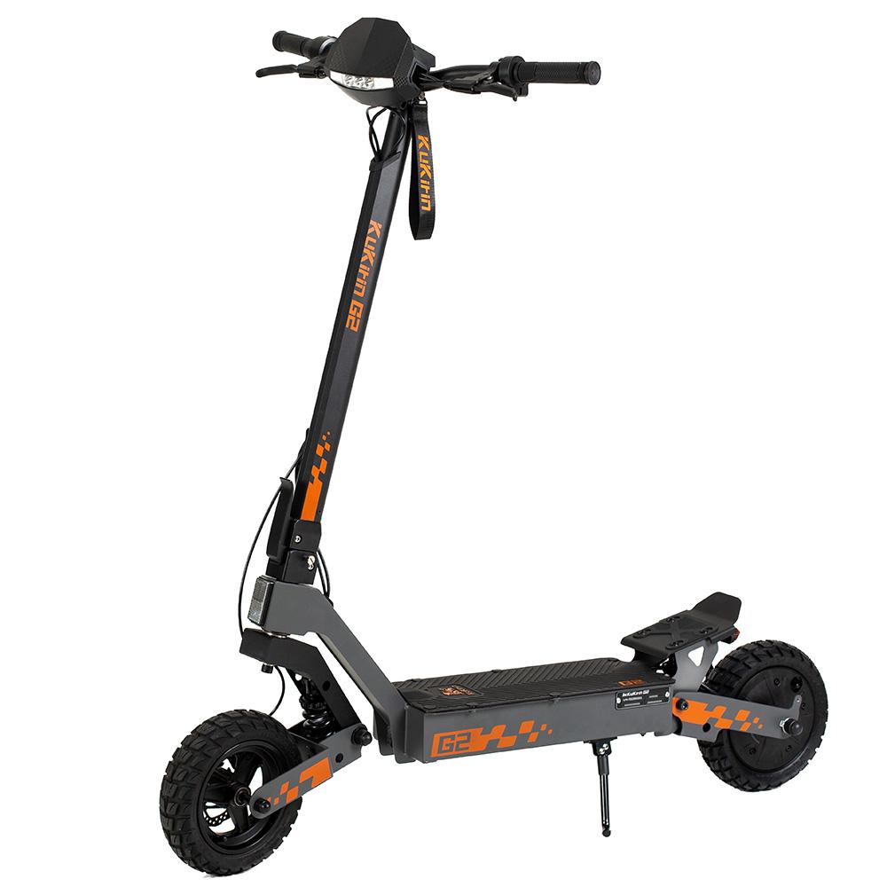 Electric Off Road Scooter Kukirin G2 500W Motor Dual Disc Brakes Top Speed 45Km/h 10" Tire Foldable Electric Scooter Max Load 120Kg